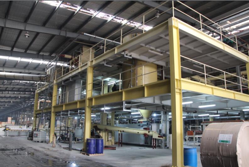 上海杰森嘉兴年产3000万平方米石膏板生产线调试